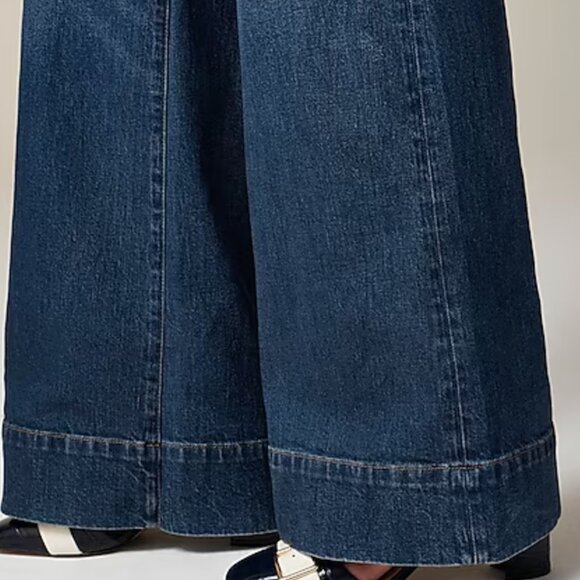 J. CREW Curvy Denim Trouser in 1996 semi-stretch - Picture 4 of 9